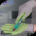 SRSAFETY 13g HPPE &amp; glasfaserbeschichteter Latex-Anti-Cut-Sicherheitshandschuh